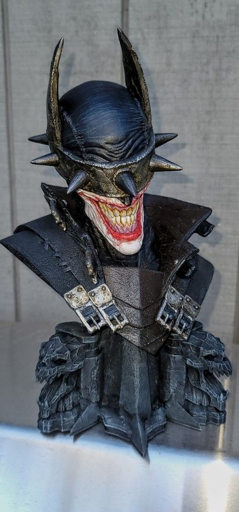 Batman Who Laughs 3d Printed Bust