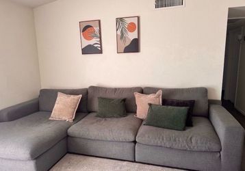Grey sectional