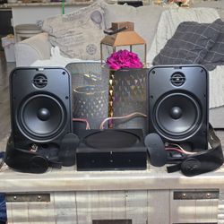 Sonos Amp + Sonos by Sonance Outdoor Speakers Set