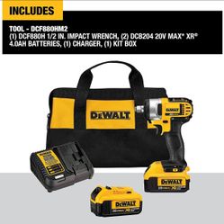 DeWalt DCF880HM2 20V Li-Ion 1/2 Impact Wrench Kit is a 20 V MAX lithium ion _  $240 Or Best Offer