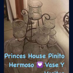 Princess House Fantasía Vasitos Y Vase Árbol❤️