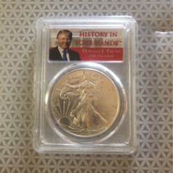 2018 Silver Dollar Donald Trump History In You Hand 