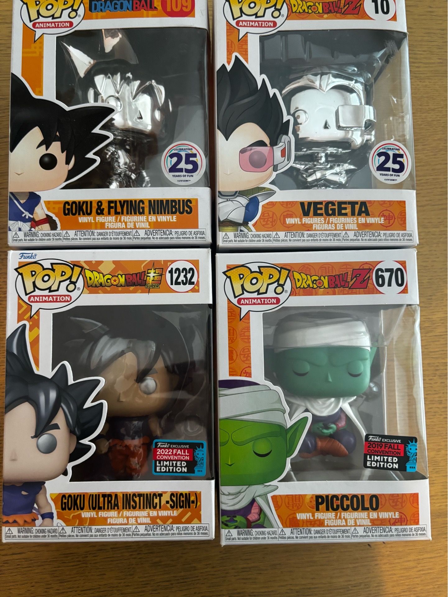 Dragon ball Funko pops