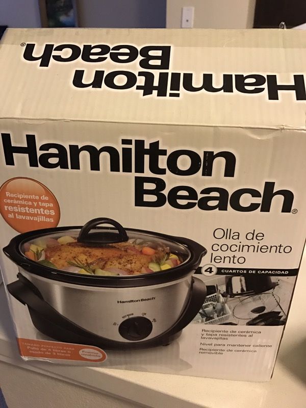 Slow cooker Hamilton beach