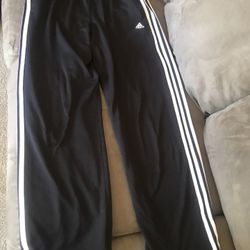 Adidas Men Jogger Exercise Pants Black Large