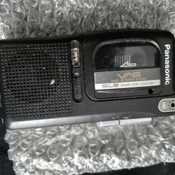 Panasonic RN-502 Black VAS Handheld Microcassette Voice Recorder Tested Works