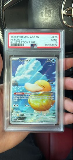 PSA 9 Psyduck Illustration Rare Pokemon Card