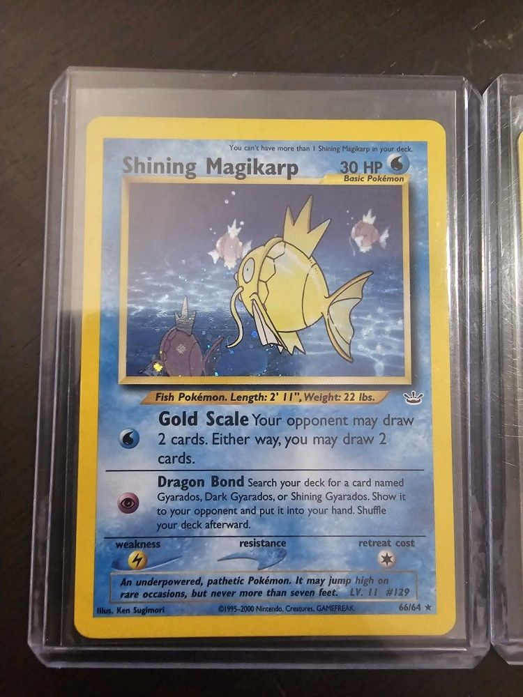 Pokemon Neo Revelation 66/64 Shining Magikarp Holo