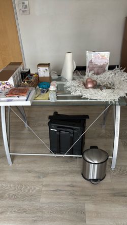 Glass Desk