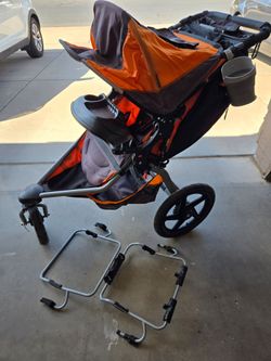 Bob revolution stroller with infant carriers