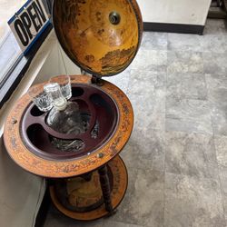 Old World Globe And Bat