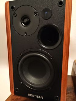 Desk speakers + portable CD player
