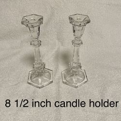 8 1/2 inch candleholders