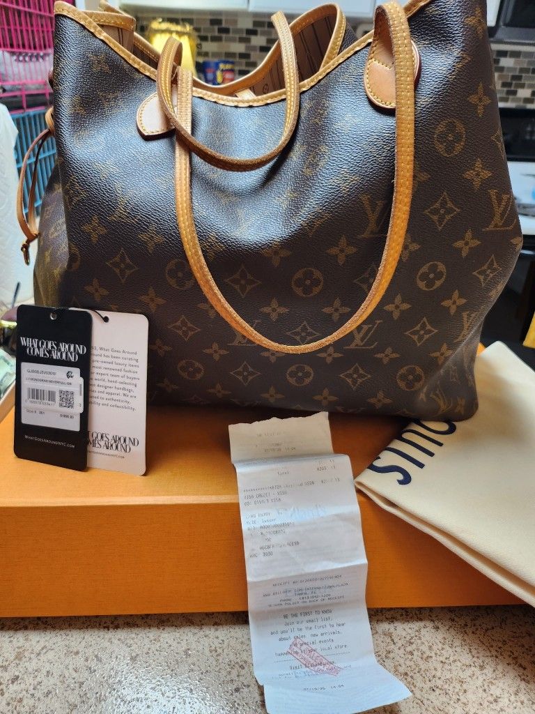 Authentic Louis Vuitton New Neverfull GM