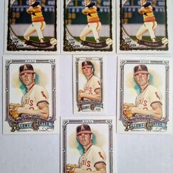 MLB Baseball Allen Ginter Nolan Ryan Lot Angels Astros