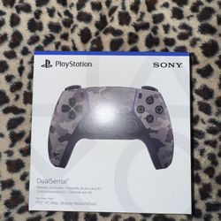 PS5 Controller Camouflage Gray Brand New