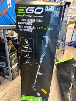 Ego POWERLOAD 56V 15-in Telescopic Shaft Battery String Trimmer 2.5Ah, Battery/Charger