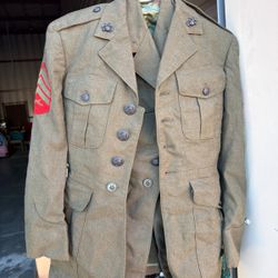 2 Vintage USMC Marine Corps Wool Jackets, Small Sizes)