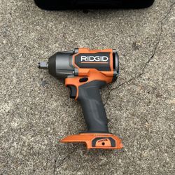 Ridgid 18 Volt Brushless Mid Torque 1/2” 650ft/lbs Impact Wrench 🛑No Battery/No Bateria