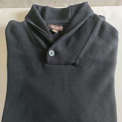 Tasso Elba Sweater - Men's Textured Shawl Collar Pullover