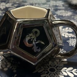 Dungeons & Dragons Silver D12 Figural Mug