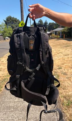 Large Black Tactical Hiking Backpack