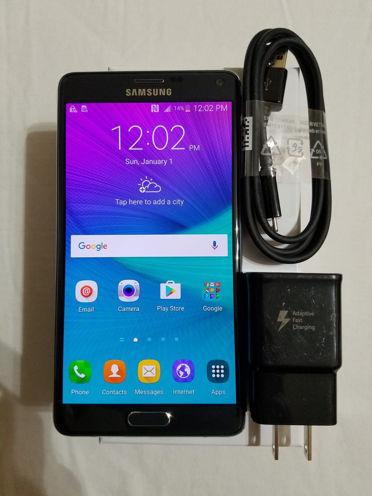 Galaxy Note 4 32 GB blk T Mobile unlocked excellent condition