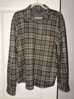 Men’s Express Button Up Shirt Large 
