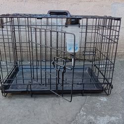Pet Cage W Water Bottle 