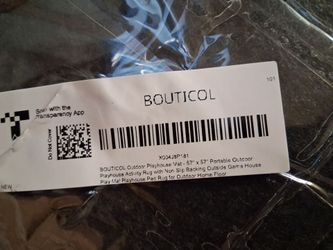 Añfombra para juegos o actividades de 57"X57" antideslizante marca BOUTICOL