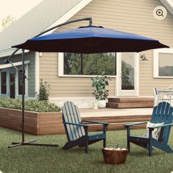 Create shade for garden/deck/pool/bbq/ dining with this 10 ft offset umbrella