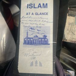 Muhammad Ali Signed Pamphlet 