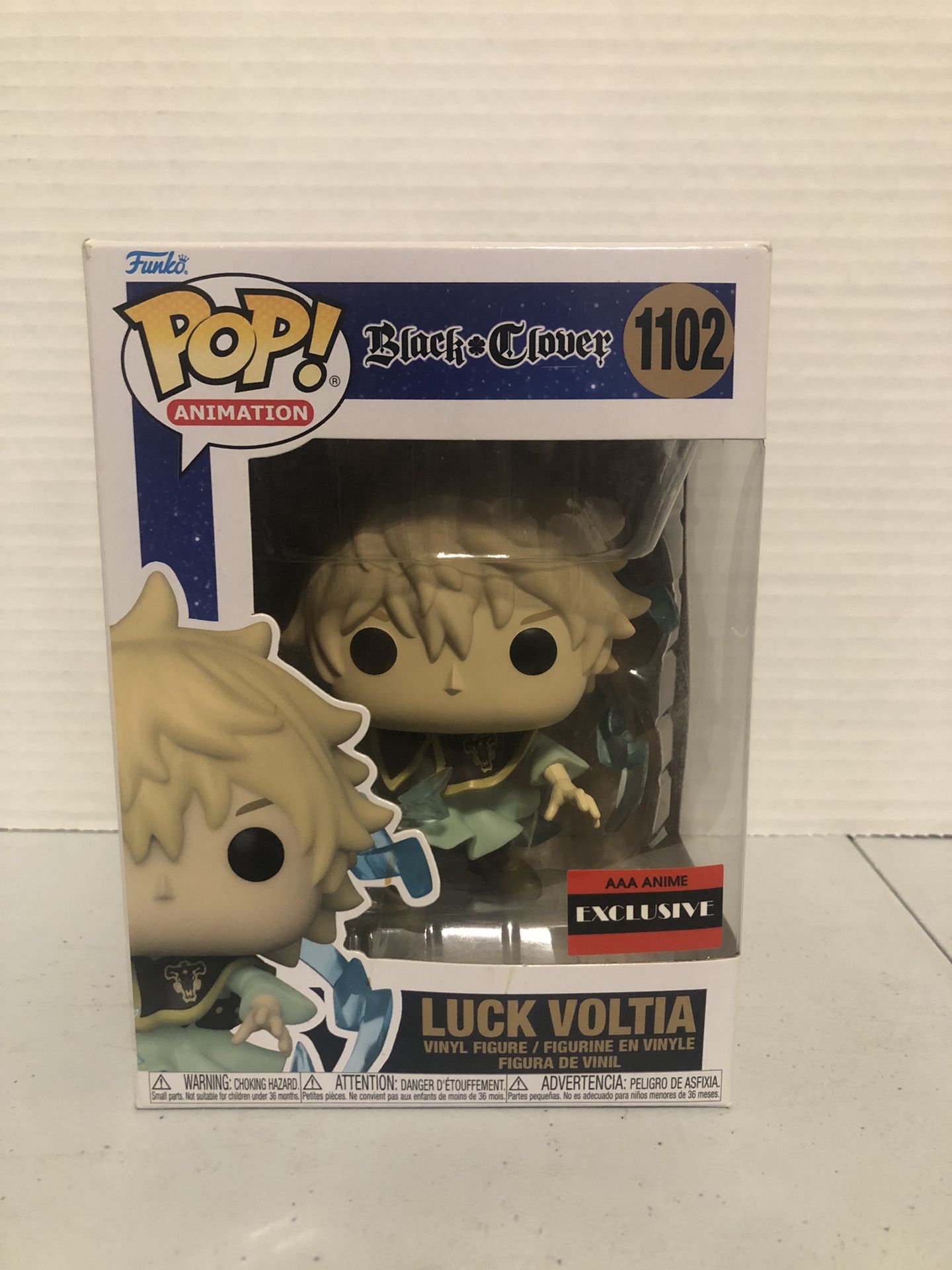 Funko Pop! Vinyl: Black Clover - Luck Voltia - AAA Anime (Exclusive) #1102
