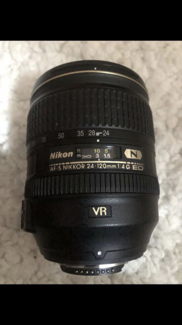 Nikon - AF-S NIKKOR 24-120mm f/4G ED VR Standard Zoom Lens - Black