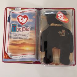 TY The End the Bear Teenie Beanie Baby McDonalds - Rare - Retired - 