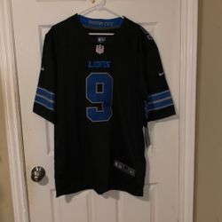 Men’s Nike Jameson Williams Black & Blue Detroit Lions Jersey Size: Medium 
