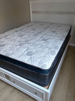 Full Size Mattress Pillow Top 12"    new Mattress.  We offer same Day Delivery
