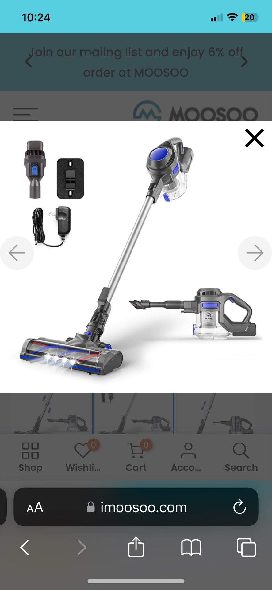 New Moosoo Vacuum Cleaner XL618A for Sale in Chula Vista, CA OfferUp