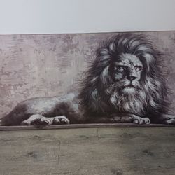 Lion Canvas  55×28x1 1/2