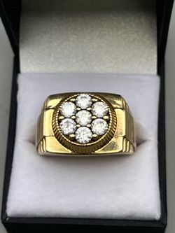 10K MYG Cluster Ring
