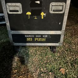 a heavy-duty road case for a Barco HDF-W30 FLEX 30K DLP 16:10 video