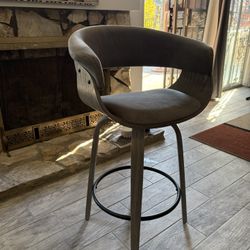 Swivel Upholstered Counter Stool