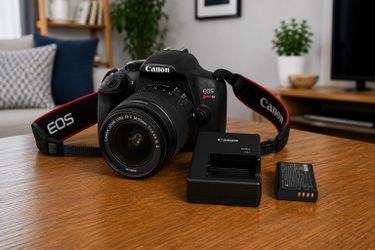 Canon EOS Rebel T6 DSLR w/ Cannon EF-S 18-55mm kit lense