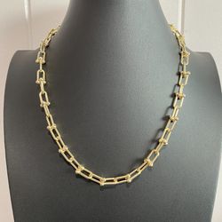 Real Gold Tiffany Chain