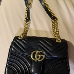 Black And Gold Purse