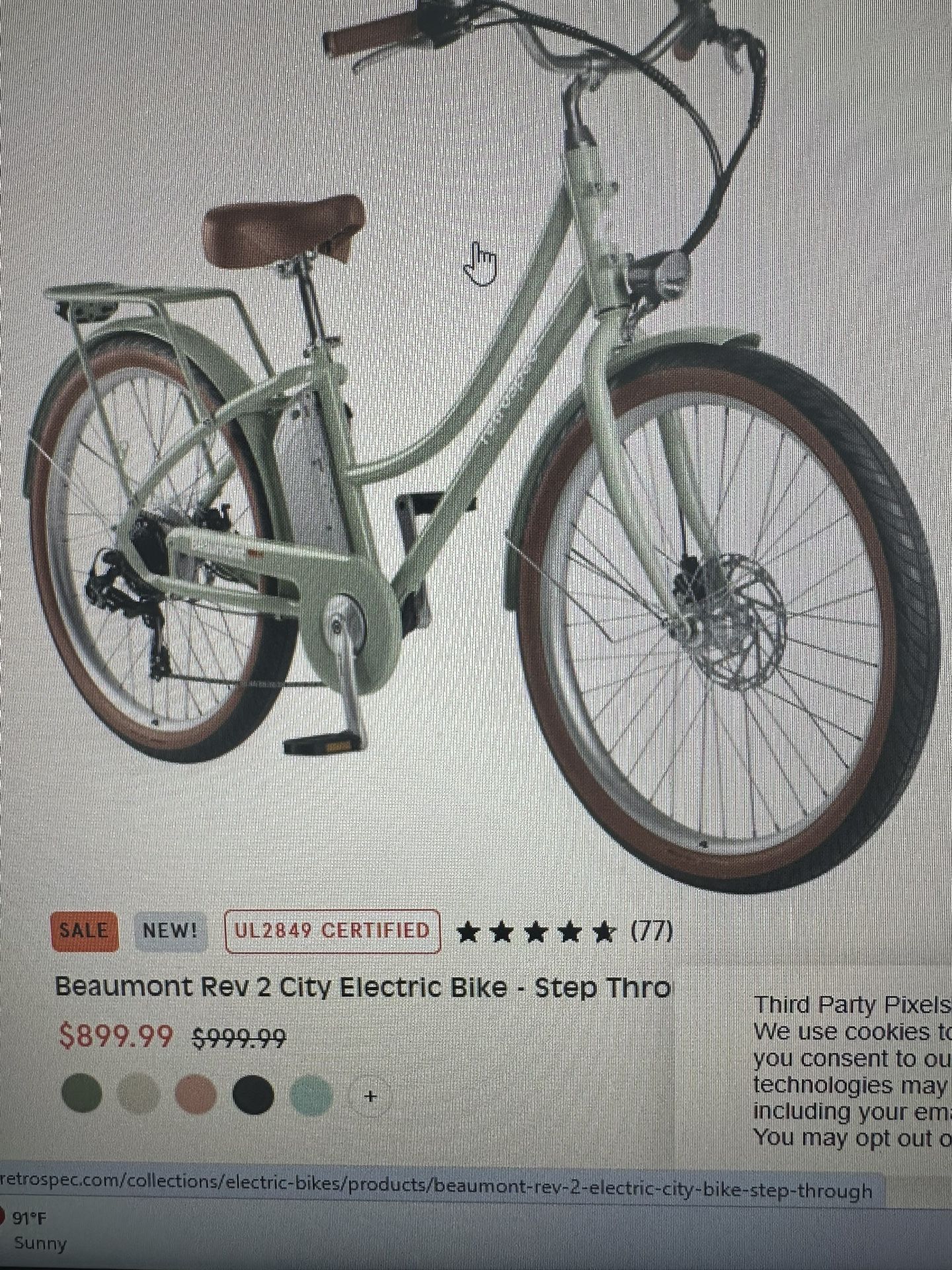 Beaumont Step through E bike (Women's)