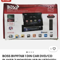 BOSS DIN CAR DVD/CD PLAYER 