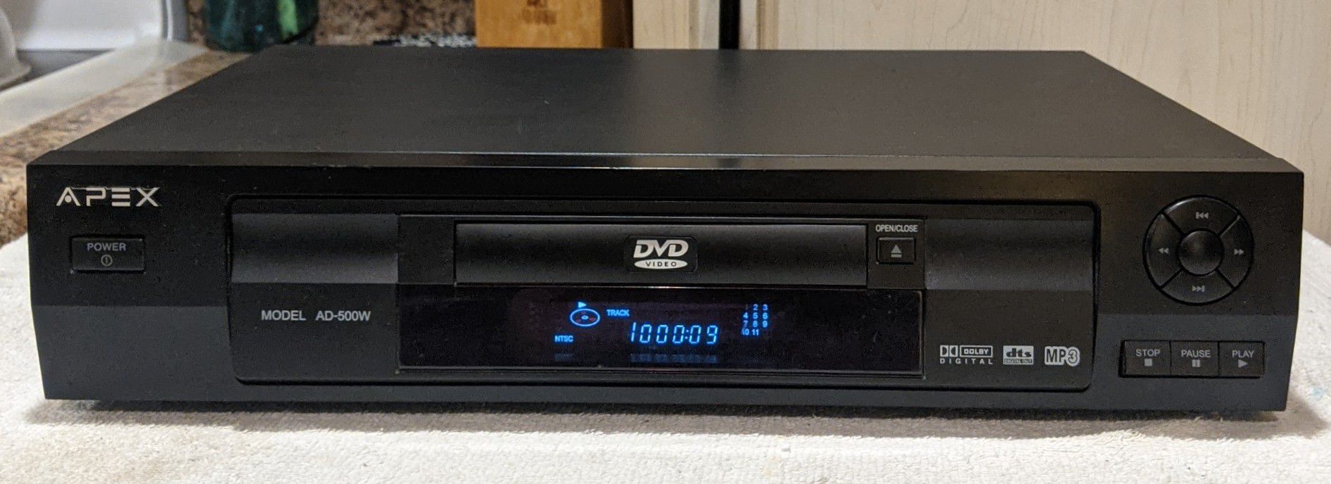 Apex Single Disc CD or DVD Player