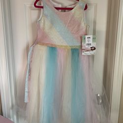 Pretty Colorful Dress BRAND NEW With TAGS For Youth Size  10