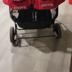 Joovy Double Stroller Red USED 